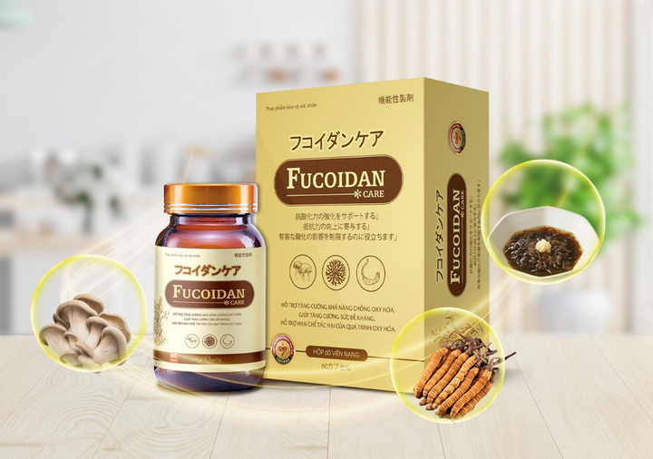3 thành phần trong sản phẩm TPBVSK Fucoidan Care.
