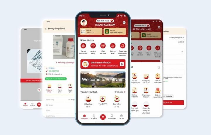 Có thể kiểm tra hàng giả, hàng nhái trên ứng dụng VNeID
