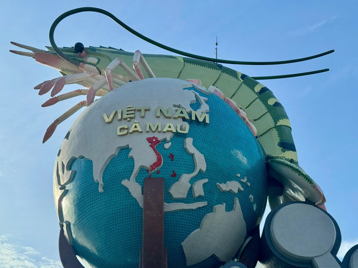Cận cảnh "con tôm" giá 22 tỷ đồng ở Cà Mau