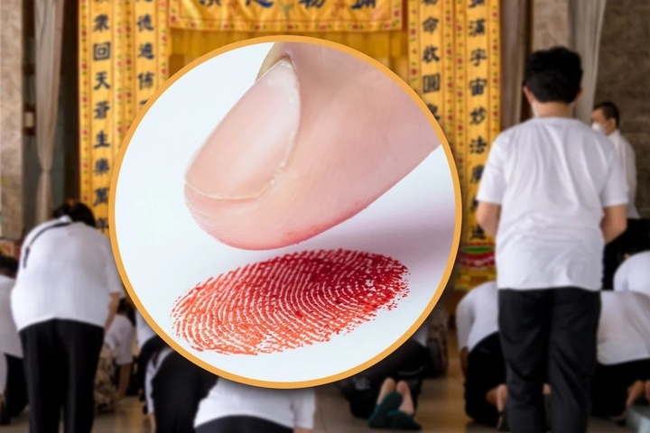Li giả làm bạn thân để lấy dấu vân tay của người đã khuất làm giả giấy nợ. (Ảnh: SCMP)