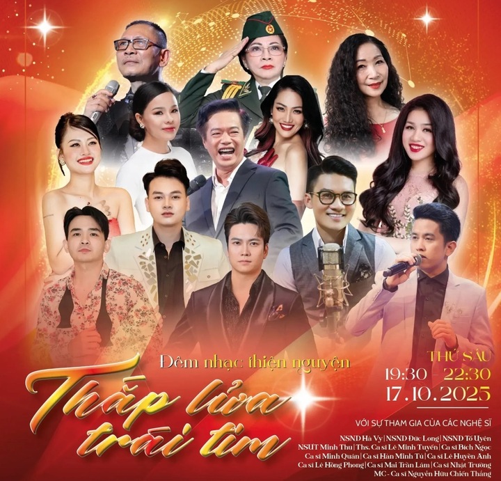 Musikabend „Light up the heart“ für die Menschen in den überschwemmten Gebieten von Tuyen Quang.
