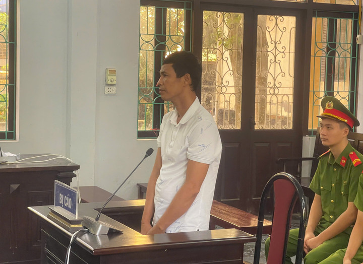 Bị cáo Thái Khắc Thành tại phiên tòa phúc thẩm.