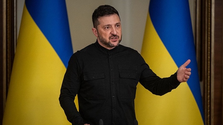 Tổng thống Ukraine Zelensky.
