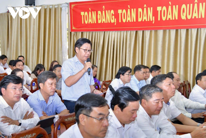 Cử tri Đào Thành Hiểu, Chủ tịch UBND phường An Bình.