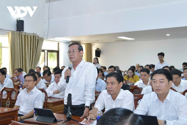 Cử tri Cao Văn Ngoan, Chủ tịch UBND xã Thạnh Quới.