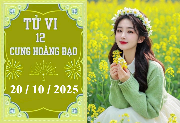 Tử vi 12 cung hoàng đạo ngày 20/10: Song Ngư vận đỏ, Kim Ngưu muộn phiền