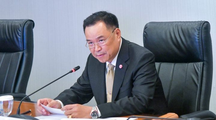 Thủ tướng kiêm Bộ trưởng Nội vụ Thái Lan Anutin Charnvirakul. (Ảnh: Văn phòng Thủ tướng Thái Lan)