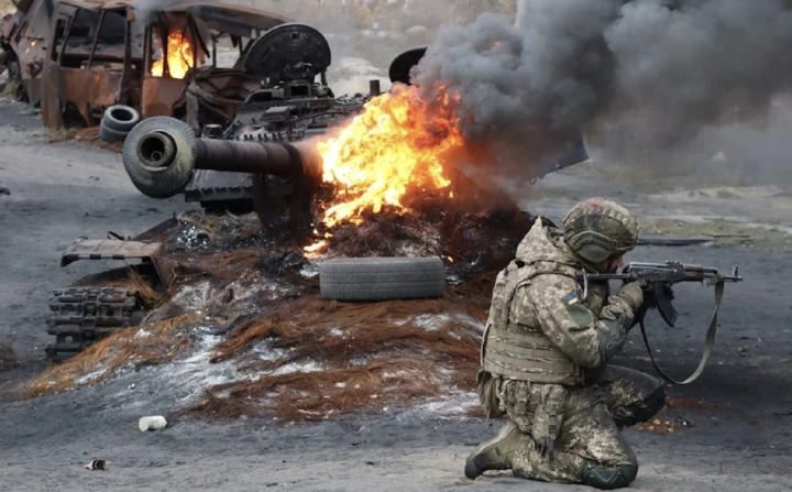 Cuộc xung đột giữa Nga và Ukraine bước sang năm thứ 3. (Ảnh: Global Images Ukraine)