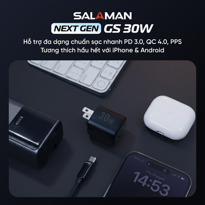 Next Gen GS 30W - ứng dụng công nghệ bán dẫn GaN trong thế hệ sạc mới - 2
