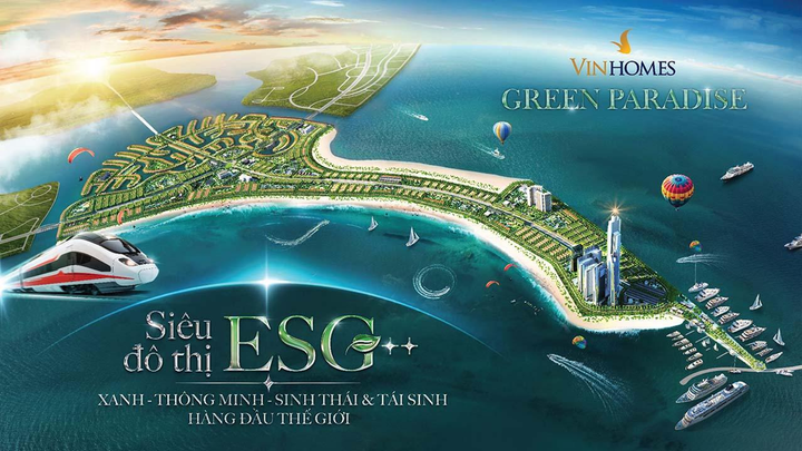 Vinhomes Green Paradise - siêu đô thị biển đẳng cấp toàn cầu.