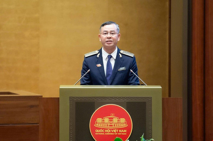 Tổng Kiểm toán Nhà nước Ngô Văn Tuấn. (Ảnh: Media Quốc hội).