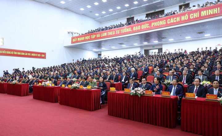 Toàn cảnh Đại hội đại biểu Đảng bộ tỉnh Ninh Bình lần I, nhiệm kỳ 2025-2030 - 2