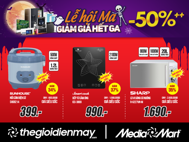 Giảm sâu 50% mùa Halloween: MediaMart triển khai chương trình khuyến mại lớn - 4