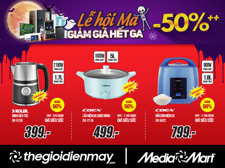 Giảm sâu 50% mùa Halloween: MediaMart triển khai chương trình khuyến mại lớn - 5