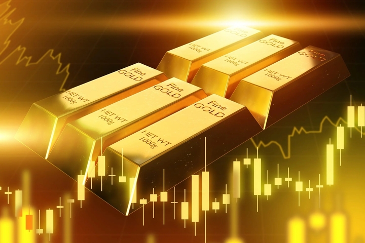 Giá vàng thế giới giảm 5,5%, xuống mức thấp nhất trong 1 tuần. (Ảnh: Getty)
