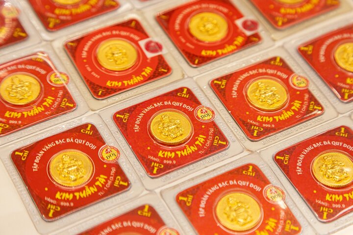 Giá vàng tăng bật trở lại. (Ảnh: Minh Đức).