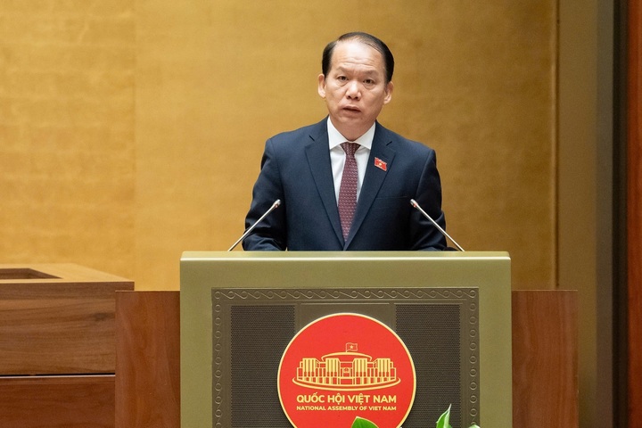 Chủ nhiệm Ủy ban Pháp luật và Tư pháp Hoàng Thanh Tùng. (Ảnh: Quốc hội).
