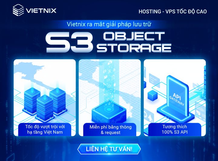 Vietnix S3 Object Storage: Giải pháp lưu trữ tối ưu quy mô và chi phí - 2