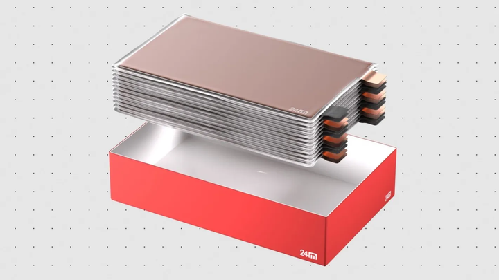 Thiết kế mới có thể mở ra kỷ nguyên tiếp theo cho pin xe điện nhẹ hơn, hiệu quả hơn và linh hoạt hơn. (Nguồn: 24M Technologies)
