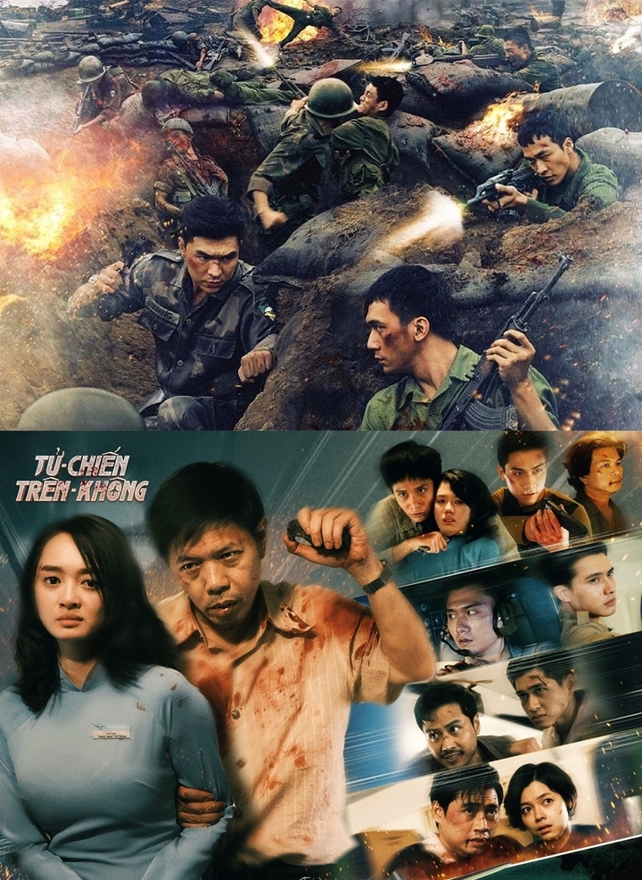 "Mưa đỏ" và "Tử chiến trên không" là 2 phim điện ảnh gây sốt thời gian qua.