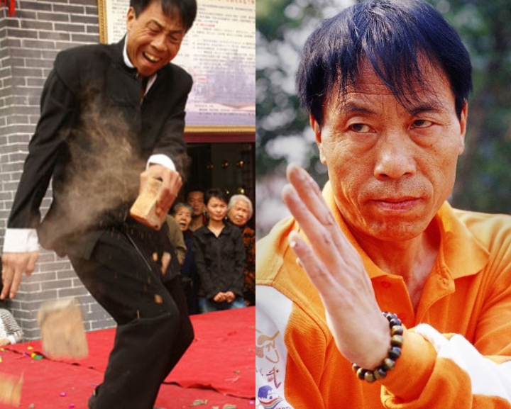 Tống Thiết Long có thể dùng 2 ngón tay chặt gạch