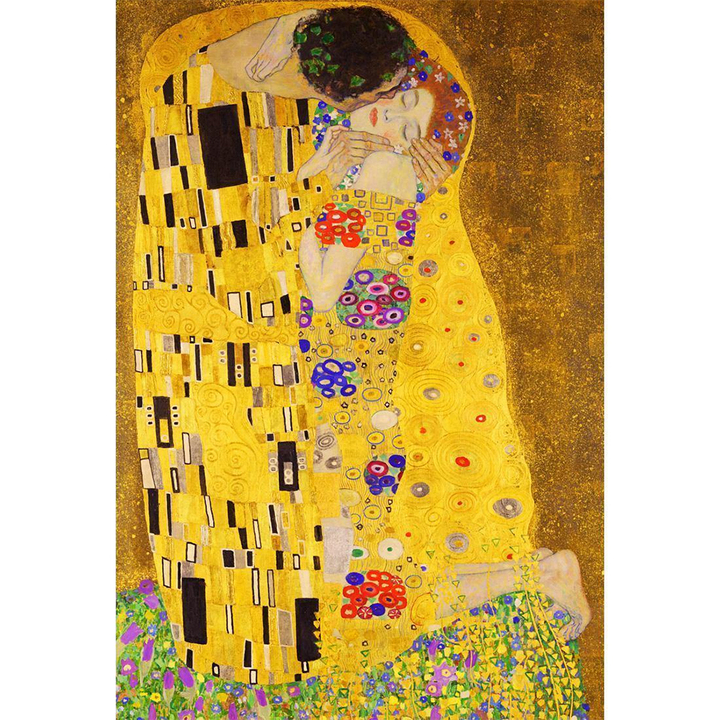 Bức tranh “Nụ hôn” nổi tiếng của Gustav Klimt.