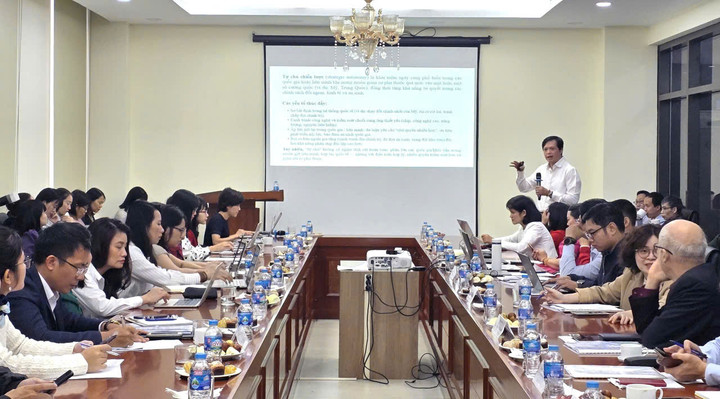 Toàn cảnh buổi hội thảo.