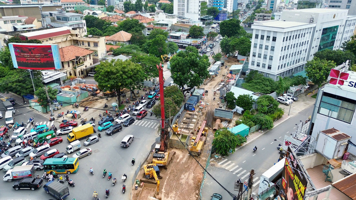 Phần giải phóng mặt bằng của tuyến metro Bến Thành - Tham Lương đã hoàn tất.