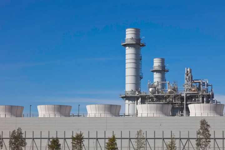 Nhà máy điện khí đốt tự nhiên tại Illinois - nơi Google đặt cược vào công nghệ thu giữ carbon để giảm phát thải khí nhà kính. (Nguồn: Getty Images)