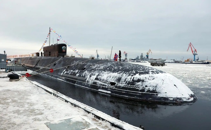 Tàu ngầm hạt nhân lớp Borei của Nga Generalissimus Suvorov. Ảnh của TASS