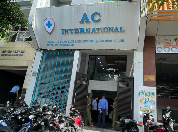 Hộ kinh doanh biến tướng thành phòng khám AC International để lừa người bệnh. (Ảnh: CACC)