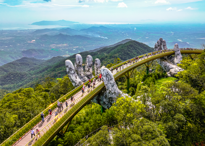 Golden Bridge – “global media fever” has created a tourism symbol of Vietnam.