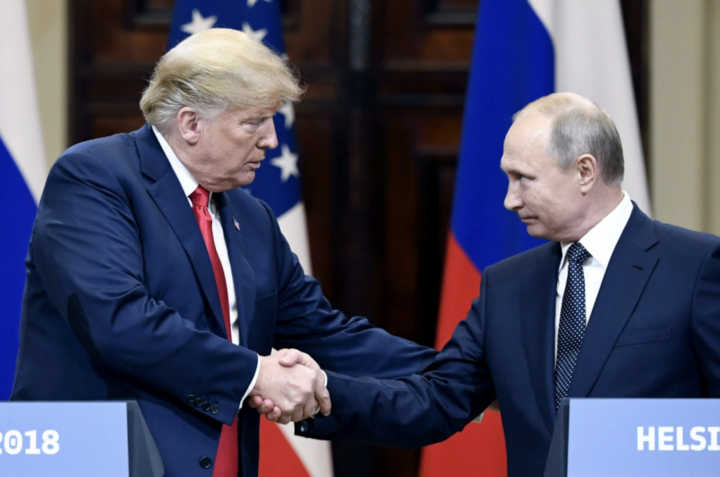 Tổng thống Mỹ Donald Trump và Tổng thống Nga Vladimir Putin. (Ảnh: Getty)