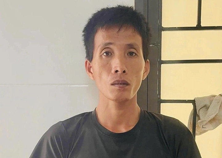 Nguyễn Văn Nam tại cơ quan điều tra. (Ảnh: Công an Hà Tĩnh)