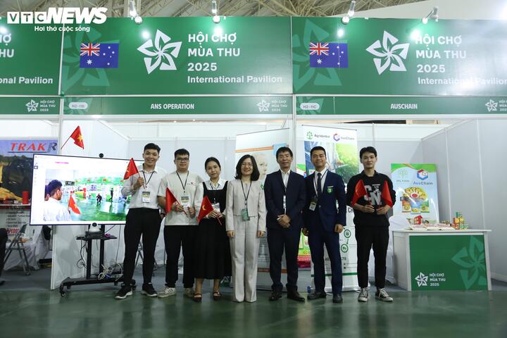 Các gian hàng của doanh nghiệp Australia tham gia Hội chợ mùa Thu lần thứ nhất - năm 2025.