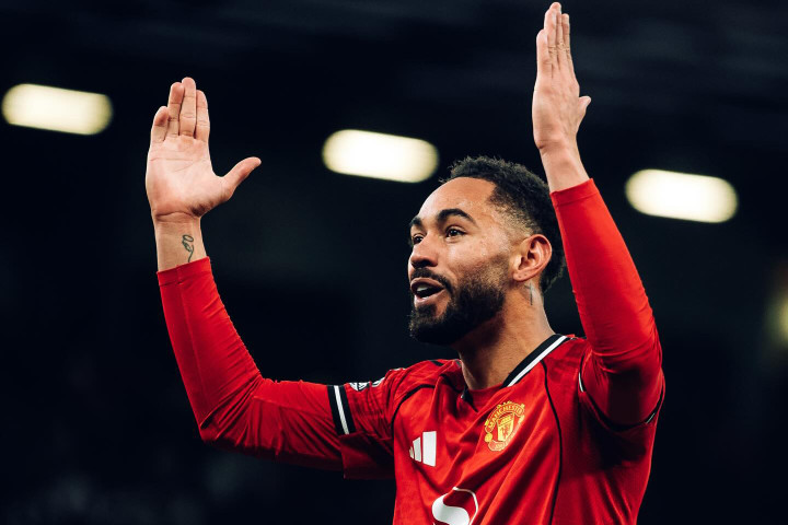 Cunha ghi bàn đầu tiên cho Man Utd. (Ảnh: Manchester United)