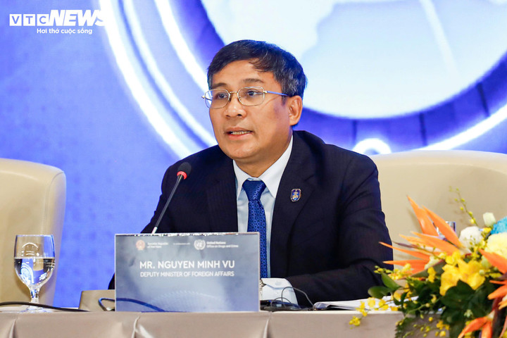 Thứ trưởng Ngoại giao Nguyễn Minh Vũ. (Ảnh: Minh Đức)