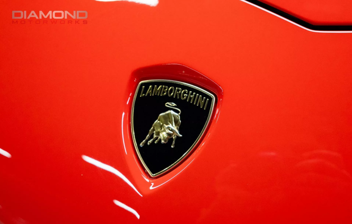 Logo Lamborghini mang vẻ đẹp sang trọng và tinh tế. (Ảnh: Carscoops)