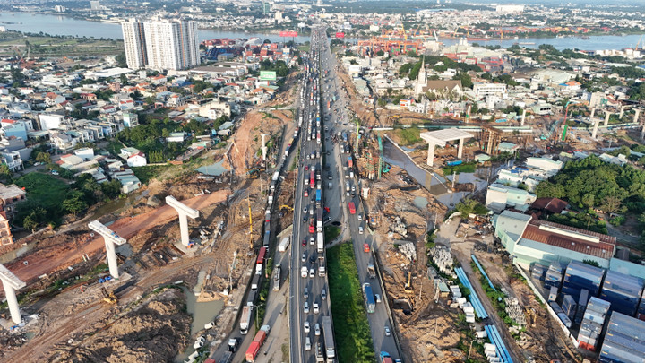 Hiện trạng nút giao Tân Vạn (Xa lộ Hà Nội - Vành đai 3.