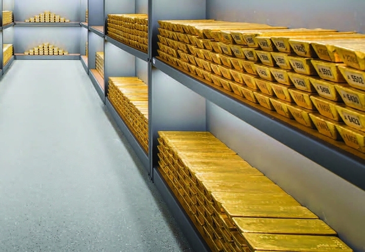 हालाँकि, 2013 से बुंडेसबैंक ने सोना वापस लाना शुरू कर दिया है। 2017 तक, आधे से ज़्यादा सोना फ्रैंकफर्ट की एक तिजोरी में जमा हो चुका था। (फोटो: एलबीएमए)