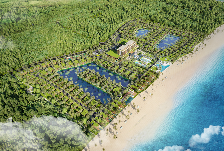 Phối cảnh dự án Meliá Forest Bay Phú Quốc.