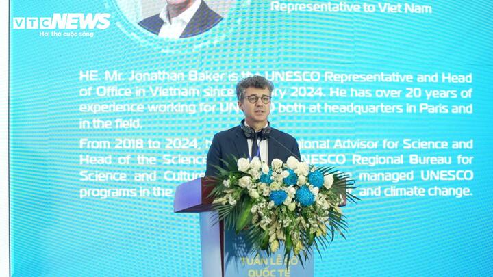Ông Jonathan Baker, Trưởng đại diện Văn phòng UNESCO tại Việt Nam. (Ảnh: Nguyễn Trung)