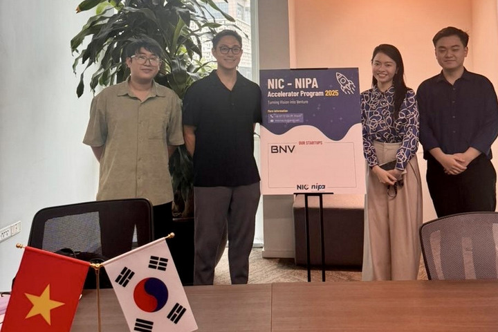 BNV Solution-representant deltar i NIC-NIPA Accelerator 2025-programmet och främjar samarbete inom AI-utbildning mellan Vietnam och Korea.