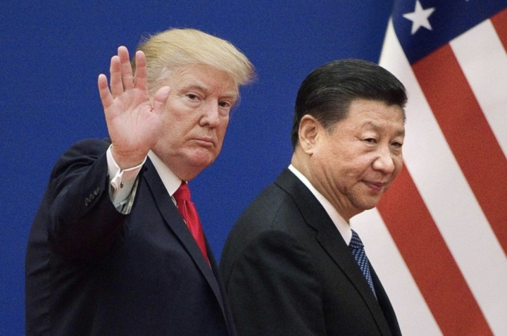 Tổng thống Mỹ Donald Trump (trái) và Chủ tịch Trung Quốc Tập Cận Bình (phải). (Ảnh: Getty)