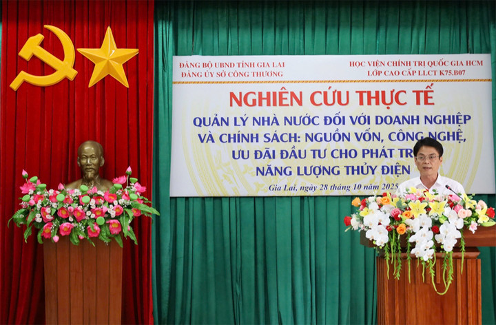 Ông Dương Minh Đức, Giám đốc Sở Công Thương tỉnh Gia Lai.