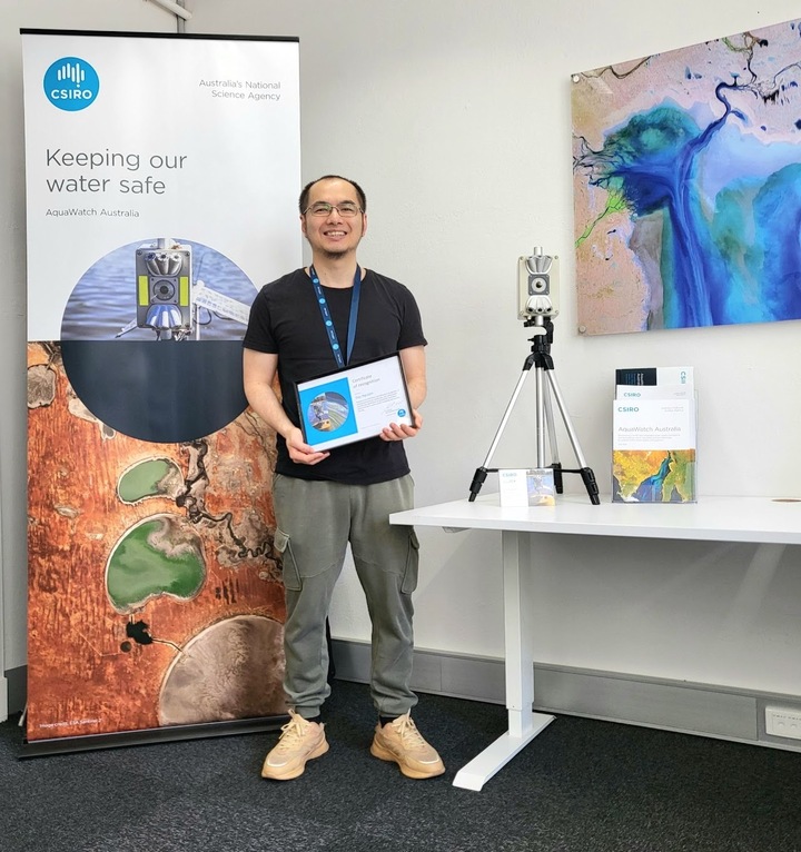 លោកបណ្ឌិត ឌុយ និងរង្វាន់ទទួលស្គាល់ CSIRO ។