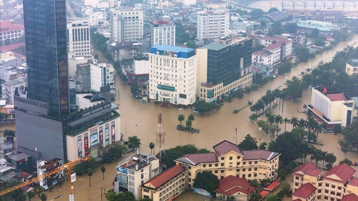 Khu vực ngã 6, trung tâm TP Huế (Ảnh: VGP/Lê Hoàng)