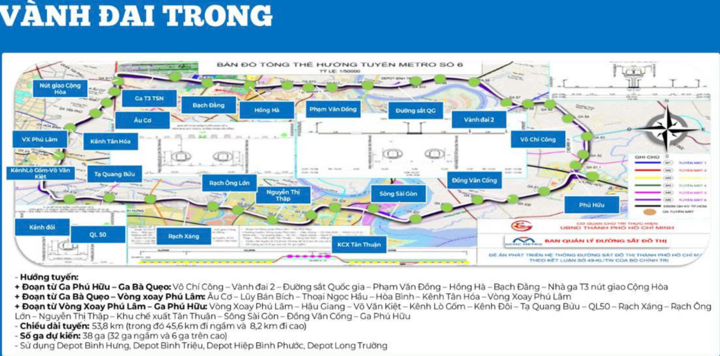 Jalur Metro Inner Belt memiliki total modal investasi terbesar di antara 9 rute investasi prioritas dalam 10 tahun ke depan, dengan lebih dari 8 miliar dolar AS. (Sumber: Dewan Manajemen Perkeretaapian Perkotaan)