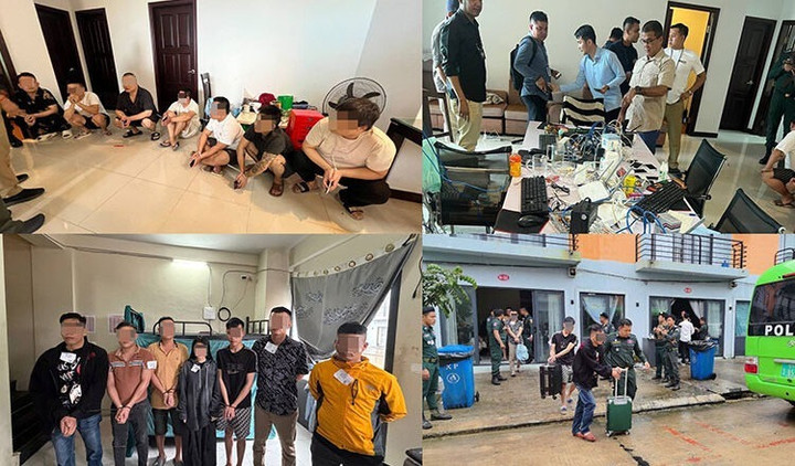 Cảnh sát bắt giữ một số đối tượng bị tình nghi lừa đảo tình cảm tại Phnom Penh và tỉnh Kampot, trong bối cảnh Campuchia tiếp tục trấn áp tội phạm mạng.