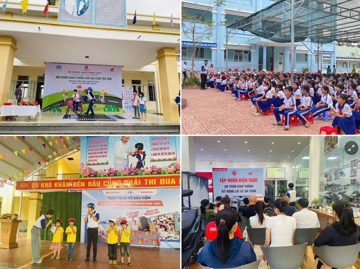 Các hoạt động thiết thực nhằm nâng cao nhận thức ATGT của người dân được tổ chức bởi các HEAD Honda Việt Nam.